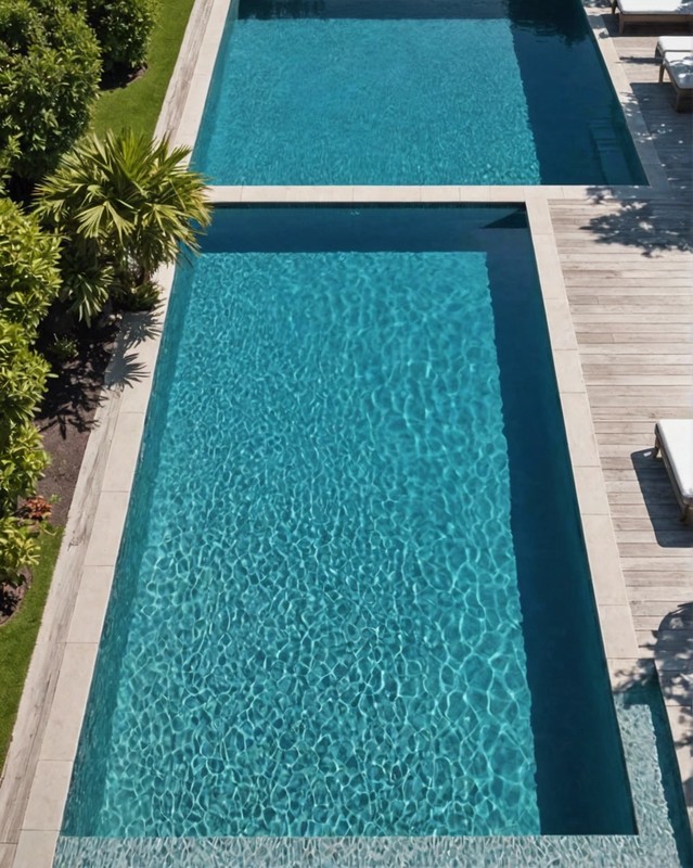 Zero-Edge Pool with Seamless Waterline