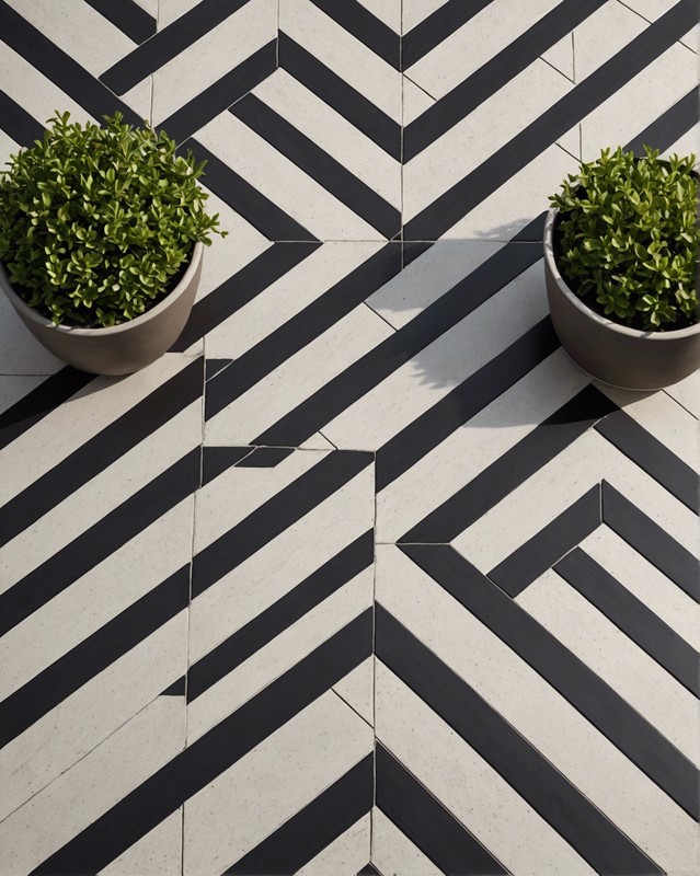 Zigzag Pattern Porcelain Tiles from Marazzi USA